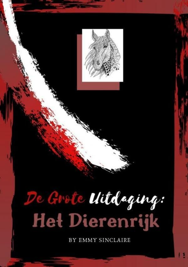 Volwassenen Kleurboek De Grote Uitdaging : Het Dierenrijk: Volwassenen kleurboek Het Dierenrijk