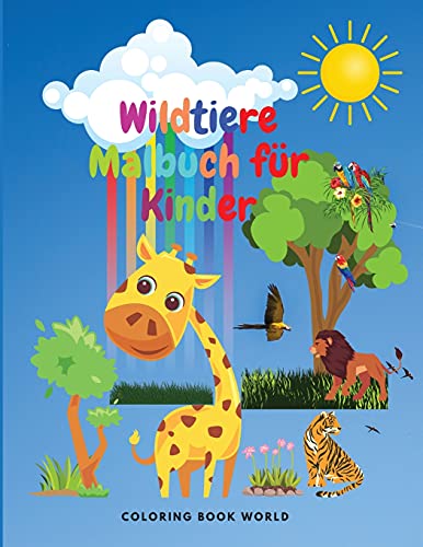 Wildtiere Malbuch fur Kinder