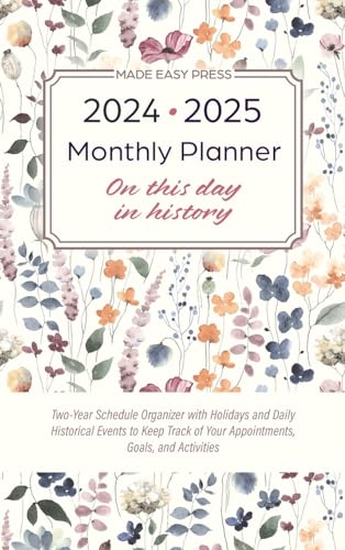 2024-2025 Monthly Planner - On This Day in History