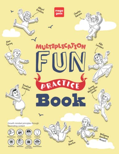 MegaGeex Multiplication Fun Practice Book