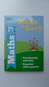 Letts Make it Easy Home Learning Maths Workbook Year 2 Children Ages 6-7 