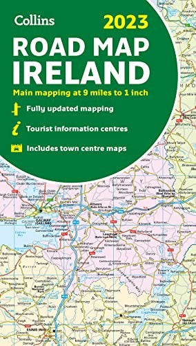 2023 Collins Road Map of Ireland cover