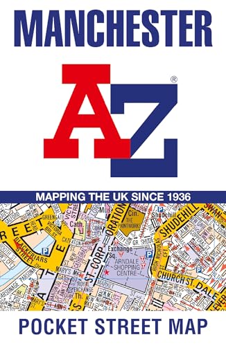 Manchester A-Z Pocket Street Map