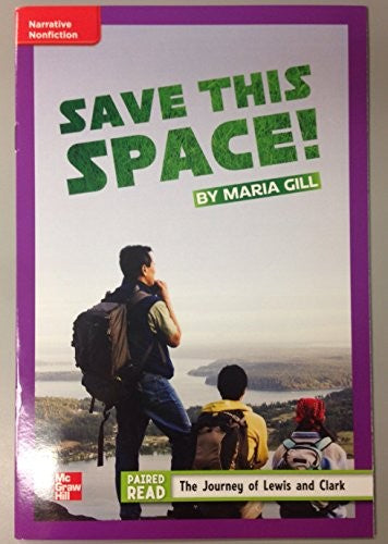 Reading Wonders Leveled Reader Save This Space!: Ell Unit 1 Week 3 Gra cover