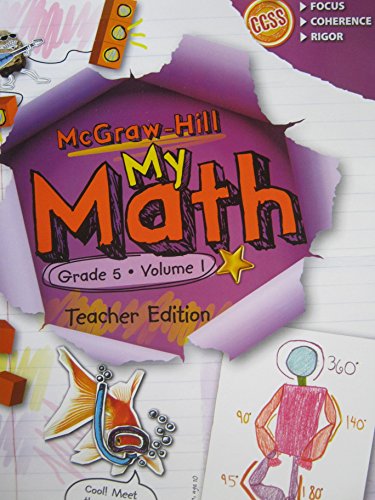 My Math Grade 5 Volume 1 Teacher's Edition