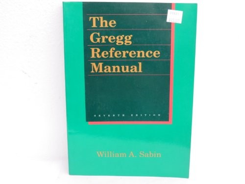 Gregg Reference Manual