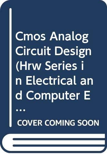 CMOS Analog Circuit Design