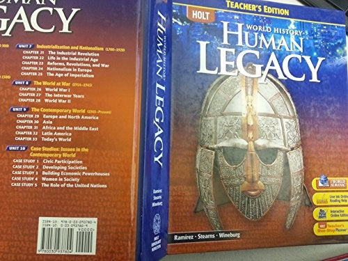 Te Wld Hst 2008 Human Legacy cover