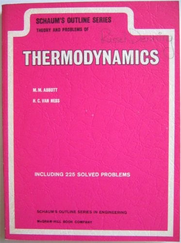 Schaum's Outline of Theory and Problems of Thermodynamics