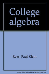 Title: College algebra 
