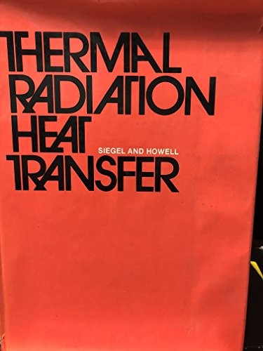 Thermal Radiation Heat Transfer cover