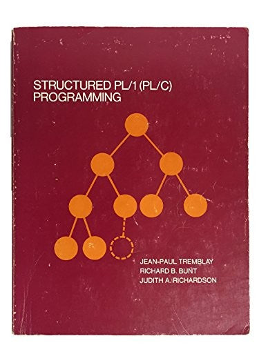 Structured PL/1 (PL/C) Programming cover