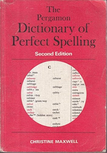 The Pergamon Dictionary of Perfect Spelling