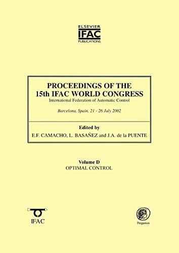 Proceedings of the 15th Ifac World Congress Vol Daptimal Design