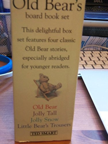 Old Bear's (Jane Hissey) 4 xBoard Book set.OLD BEAR /JOLLY TALL /LITTLE BEAR'S TROUSERS /JOLLY SNOW