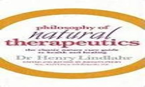 Philosophy of Natural Therapeutics