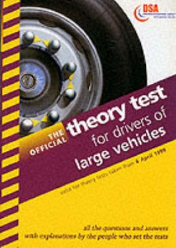 The official theory test for drivers of large goods vehicles cover