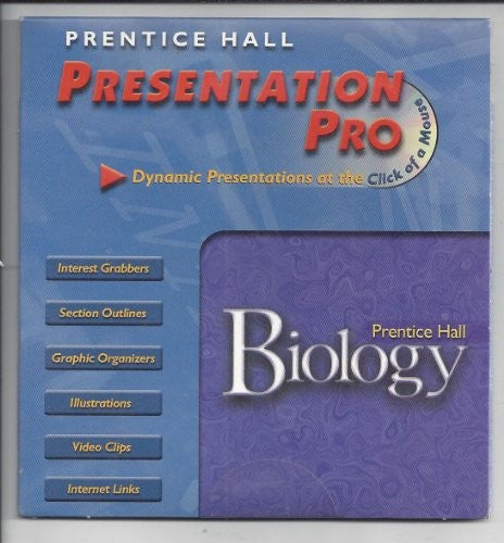 Prentice Hall Miller Levine Biology Presentation Assistant Pro CDROM 2004