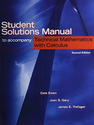 Student Solutions Manual cover