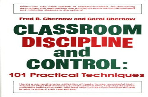 Classroom Discipline and Control