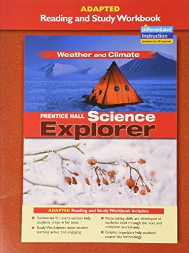 Prentice Hall Science Explorer Weather and Climate Adapted Reading and Study Workbook 2005c