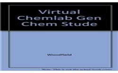 Virtual ChemLab Gen Chem Student CD Stand Alone