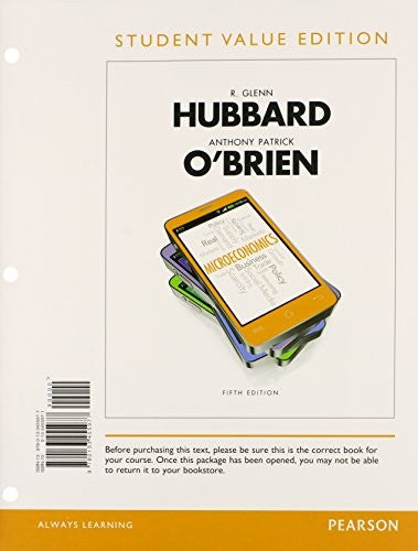 Microeconomics, Student Value Edition
