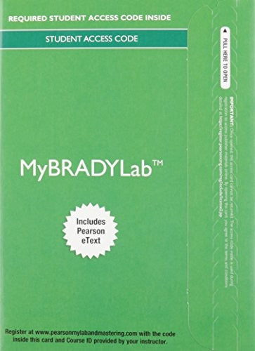 MyBradylab with Pearson eText -- Access Card -- for Emergency Care cover