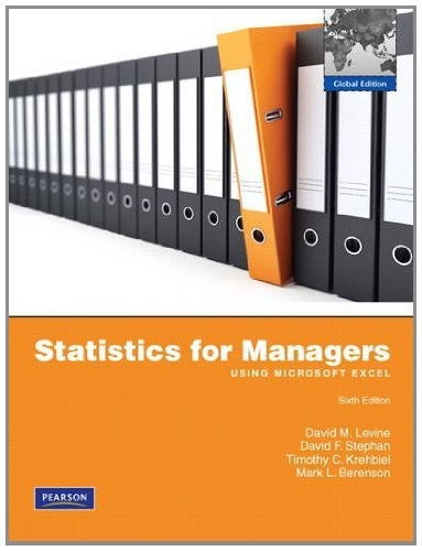 Exam Copy for Statistics for Managers using MS Excel