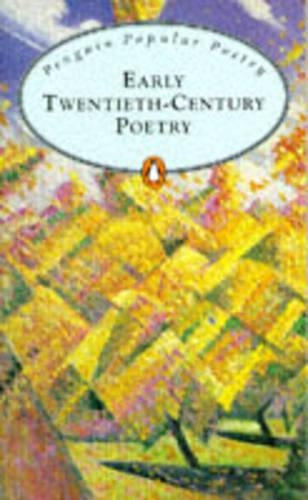 Early Twentieth Century Poetry
