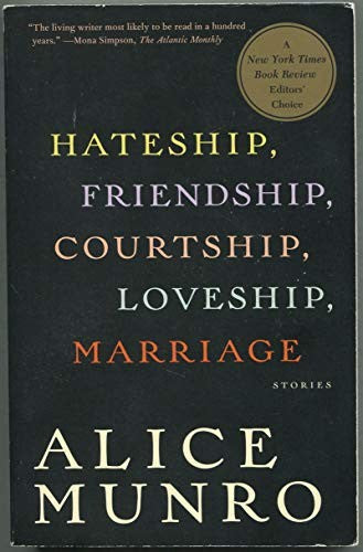 Hateship, Friendship, Courtship, Loveship, Marriage