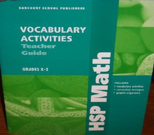 N/C/T Vocab Activities Tg Gr K-2 Math 09