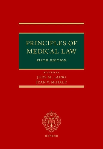 Principles of Medical Law cover