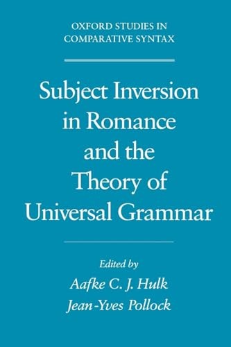 Subject Inversion in Romance and the Theory of Universal Grammar