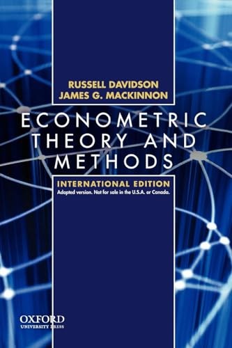 Econometric Theory and Methods