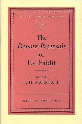 "Donatz Proensals" of Uc Faidit