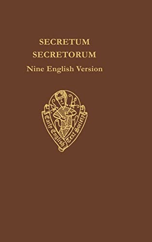 Secretum Secretorum, Vol. I, Text