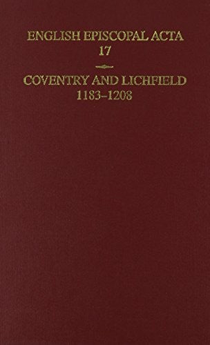 Coventry and Lichfield 1183-1208