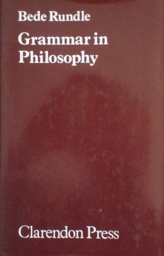 Grammar in Philosophy cover