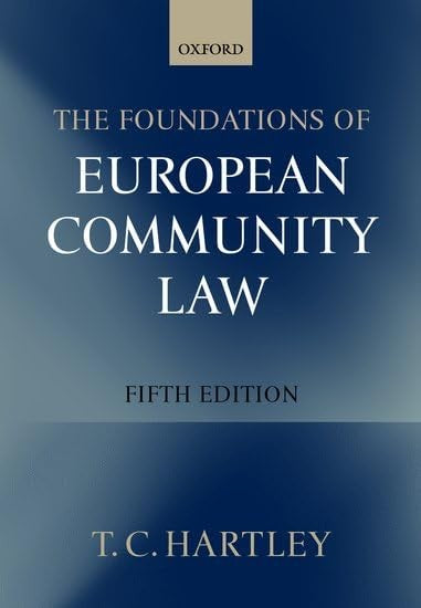 The Foundations of European Community Law cover
