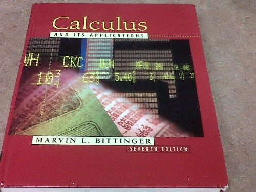 Calculus and Its Applications