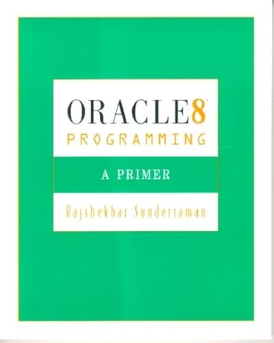 Oracle 8 Programming cover