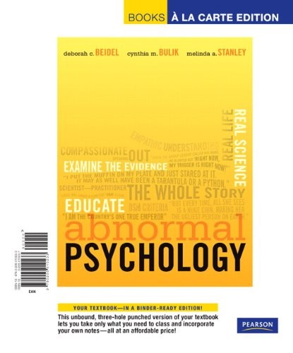 Abnormal Psychology