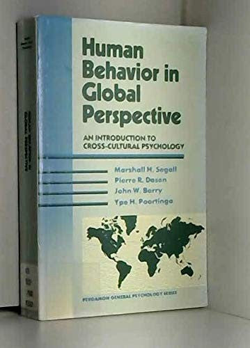 Human Behavior in a Global Perspective
