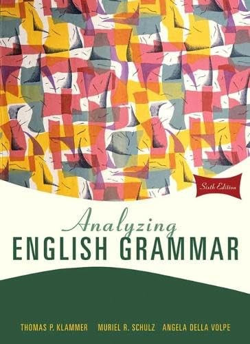 Analyzing English Grammar