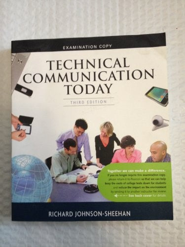 Technical Communication Strategies for Today Examination Copy