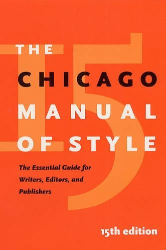 The Chicago Manual of Style