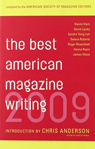 The Best American Magazine Writing 2009 cover