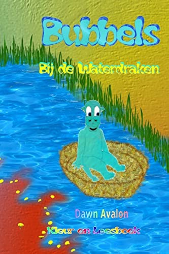 Bubbels bij de Waterdraken - kleur en leesboek cover