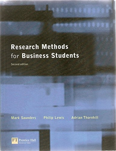 Research Methods for Business Students